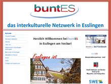 Tablet Screenshot of buntes-esslingen.com
